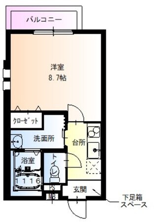 針中野駅 徒歩10分 1階の物件間取画像